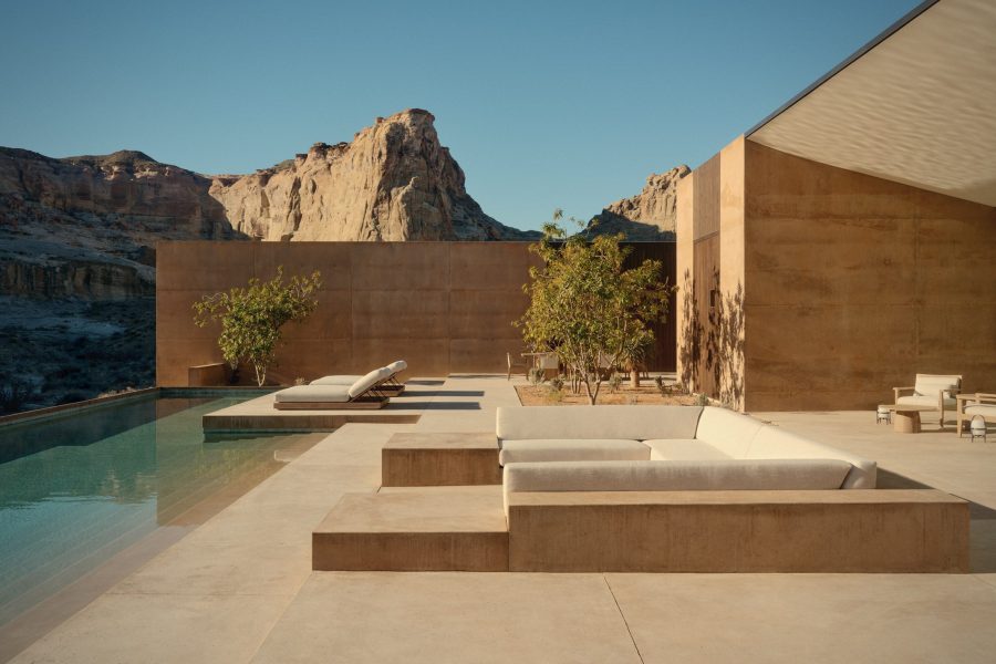 Amangiri — รีสอร์ตที่ผสมทรายในพื้นที่ลงไปในคอนกรีตเพื่อให้กลืนกับผา
