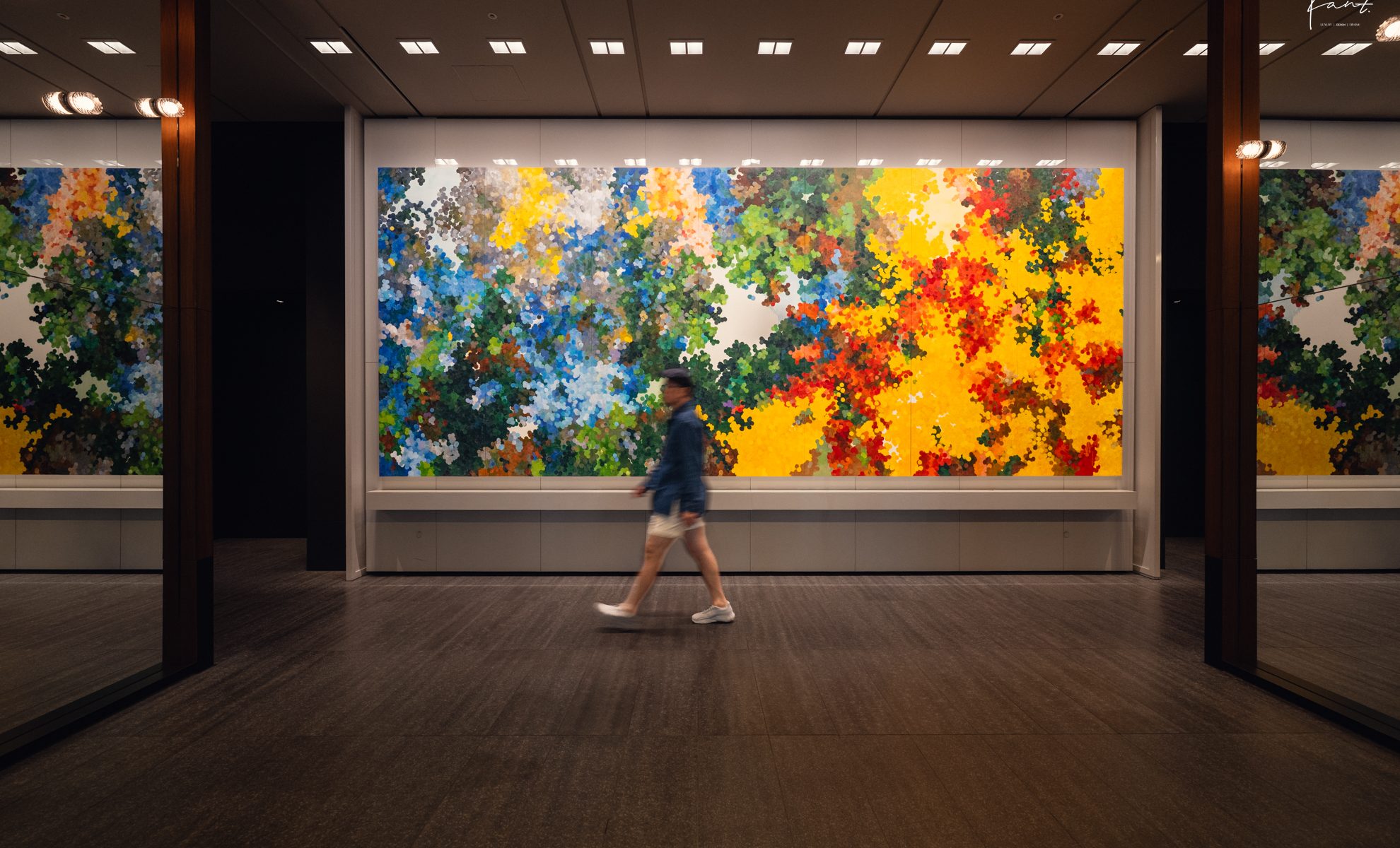 ทางเดินแกลเลอรีของ Andaz Tokyo Toranomon Hills